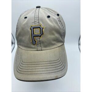 Pittsburgh Pirates Gray Cap Hat Fitted Large Cotton MLB